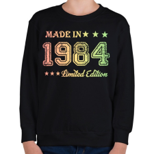 PRINTFASHION 1984 - Gyerek pulóver - Fekete gyerek pulóver, kardigán