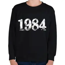 PRINTFASHION 1984 - Gyerek pulóver - Fekete gyerek pulóver, kardigán