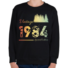 PRINTFASHION 1984 - Gyerek pulóver - Fekete gyerek pulóver, kardigán