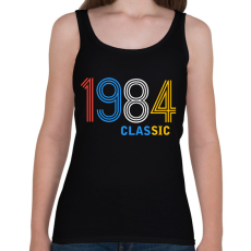 PRINTFASHION 1984 - Női atléta - Fekete