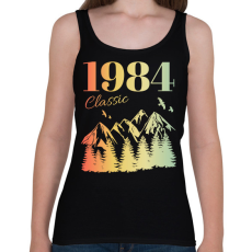 PRINTFASHION 1984 - Női atléta - Fekete