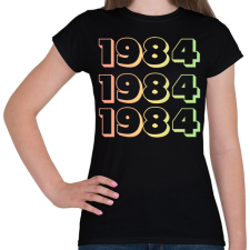 PRINTFASHION 1984 - Női póló - Fekete női póló