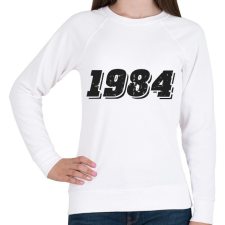 PRINTFASHION 1984 - Női pulóver - Fehér női pulóver, kardigán