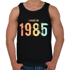 PRINTFASHION 1985 - Férfi atléta - Fekete