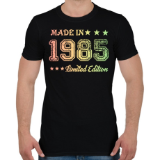 PRINTFASHION 1985 - Férfi póló - Fekete