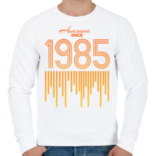 PRINTFASHION 1985 - Férfi pulóver - Fehér férfi pulóver, kardigán