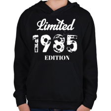 PRINTFASHION 1985 - Gyerek kapucnis pulóver - Fekete gyerek pulóver, kardigán