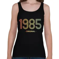 PRINTFASHION 1985 - Női atléta - Fekete női trikó