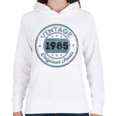 PRINTFASHION 1985 - Női kapucnis pulóver - Fehér