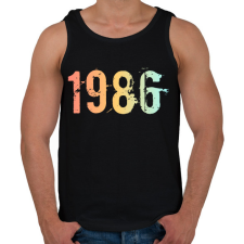 PRINTFASHION 1986 - Férfi atléta - Fekete atléta, trikó