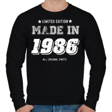 PRINTFASHION 1986 - Férfi pulóver - Fekete férfi pulóver, kardigán