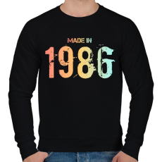 PRINTFASHION 1986 - Férfi pulóver - Fekete