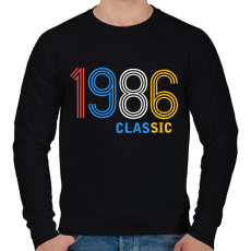PRINTFASHION 1986 - Férfi pulóver - Fekete