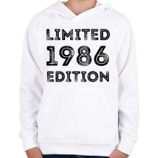 PRINTFASHION 1986 - Gyerek kapucnis pulóver - Fehér gyerek pulóver, kardigán