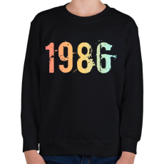 PRINTFASHION 1986 - Gyerek pulóver - Fekete