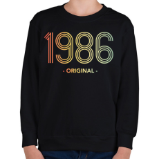 PRINTFASHION 1986 - Gyerek pulóver - Fekete