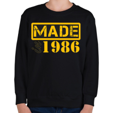 PRINTFASHION 1986 - Gyerek pulóver - Fekete gyerek pulóver, kardigán