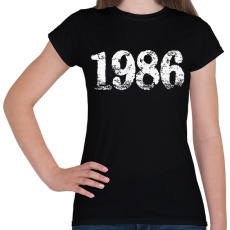 PRINTFASHION 1986 - Női póló - Fekete
