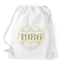 PRINTFASHION 1986 - Sportzsák, Tornazsák - Fehér tornazsák