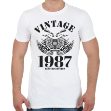 PRINTFASHION 1987 - Férfi póló - Fehér