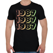 PRINTFASHION 1987 - Férfi póló - Fekete férfi póló