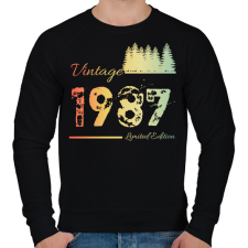 PRINTFASHION 1987 - Férfi pulóver - Fekete férfi pulóver, kardigán
