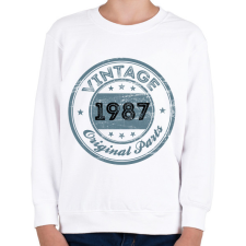 PRINTFASHION 1987 - Gyerek pulóver - Fehér gyerek pulóver, kardigán