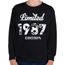 PRINTFASHION 1987 - Gyerek pulóver - Fekete