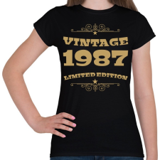 PRINTFASHION 1987 - Női póló - Fekete női póló