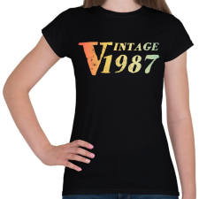 PRINTFASHION 1987 - Női póló - Fekete női póló