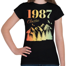 PRINTFASHION 1987 - Női póló - Fekete