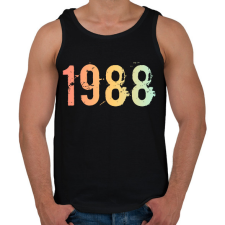 PRINTFASHION 1988 - Férfi atléta - Fekete atléta, trikó