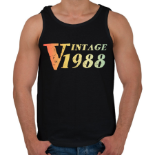 PRINTFASHION 1988 - Férfi atléta - Fekete atléta, trikó