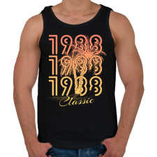 PRINTFASHION 1988 - Férfi atléta - Fekete atléta, trikó