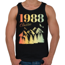 PRINTFASHION 1988 - Férfi atléta - Fekete atléta, trikó