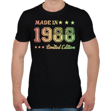 PRINTFASHION 1988 - Férfi póló - Fekete férfi póló