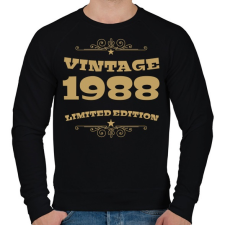 PRINTFASHION 1988 - Férfi pulóver - Fekete férfi pulóver, kardigán