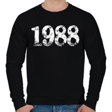 PRINTFASHION 1988 - Férfi pulóver - Fekete