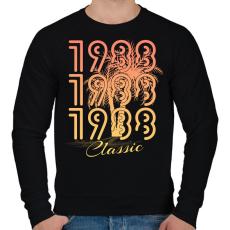 PRINTFASHION 1988 - Férfi pulóver - Fekete