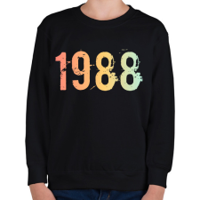 PRINTFASHION 1988 - Gyerek pulóver - Fekete gyerek pulóver, kardigán