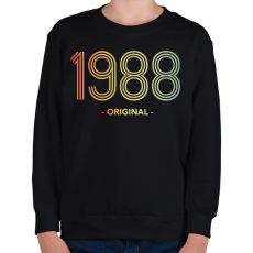 PRINTFASHION 1988 - Gyerek pulóver - Fekete