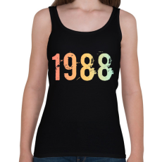 PRINTFASHION 1988 - Női atléta - Fekete