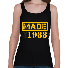 PRINTFASHION 1988 - Női atléta - Fekete