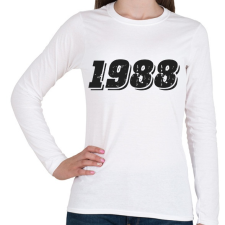 PRINTFASHION 1988 - Női hosszú ujjú póló - Fehér női póló