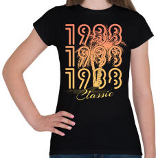 PRINTFASHION 1988 - Női póló - Fekete