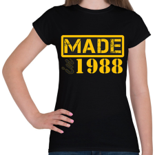 PRINTFASHION 1988 - Női póló - Fekete női póló