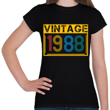 PRINTFASHION 1988 - Női póló - Fekete női póló