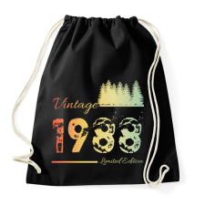 PRINTFASHION 1988 - Sportzsák, Tornazsák - Fekete tornazsák