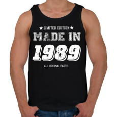 PRINTFASHION 1989 - Férfi atléta - Fekete