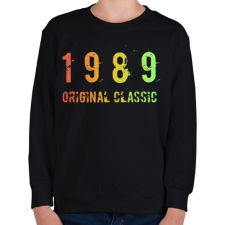 PRINTFASHION 1989 - Gyerek pulóver - Fekete gyerek pulóver, kardigán